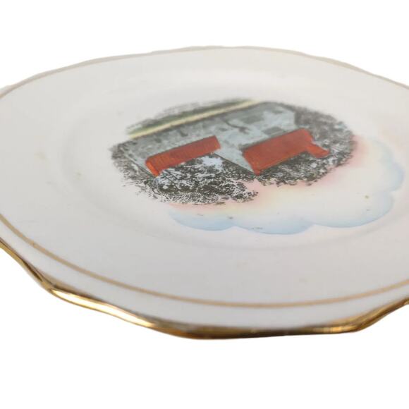 Captain Cook's Cottage Melbourne Australia Royal Stafford England Souvenir Plate - Picture 7 of 7